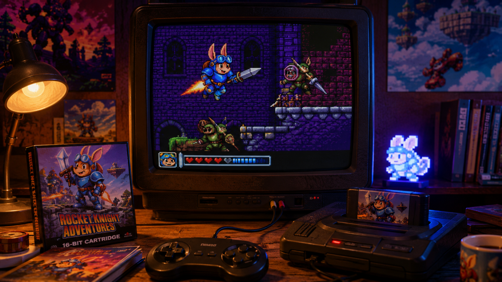 Rocket Knight Adventures Mega Driv 1993