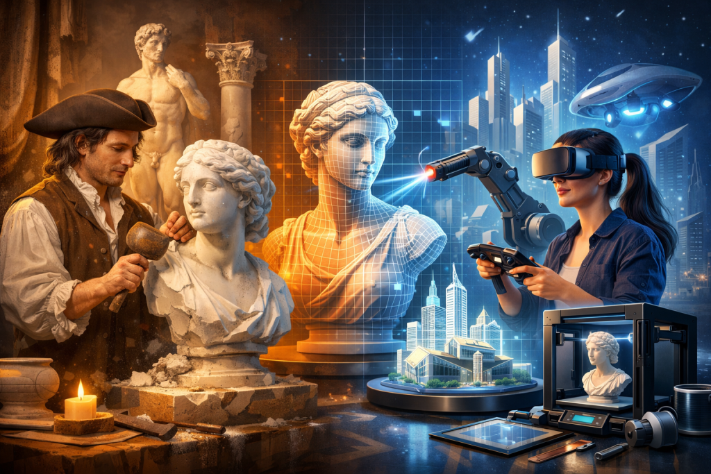 La révolution 3D L'entrée modernité