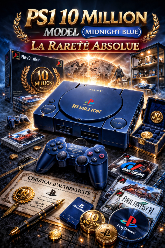PS1 10 Million Model (Midnight Blue) rareté absolue