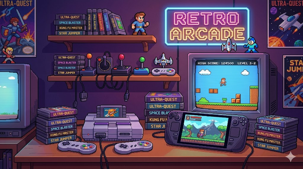 Comment jouer à des jeux rétro sur Steam Deck