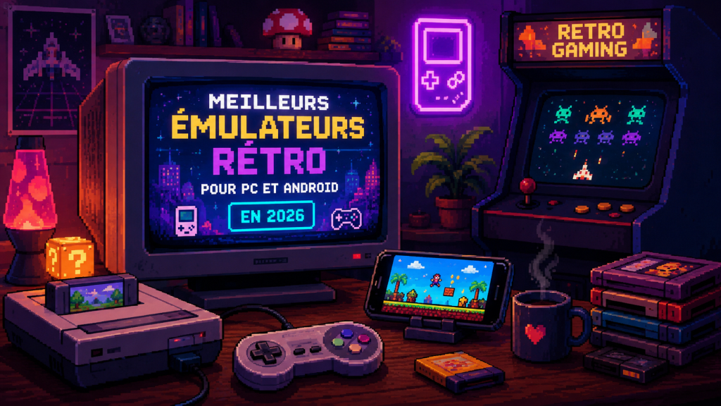 Meilleurs émulateurs rétro PC Android 2026