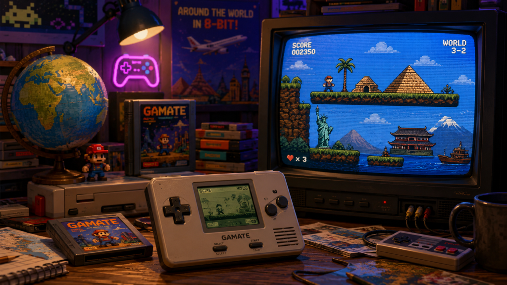 Gamate (1990) — le clone globe-trotter