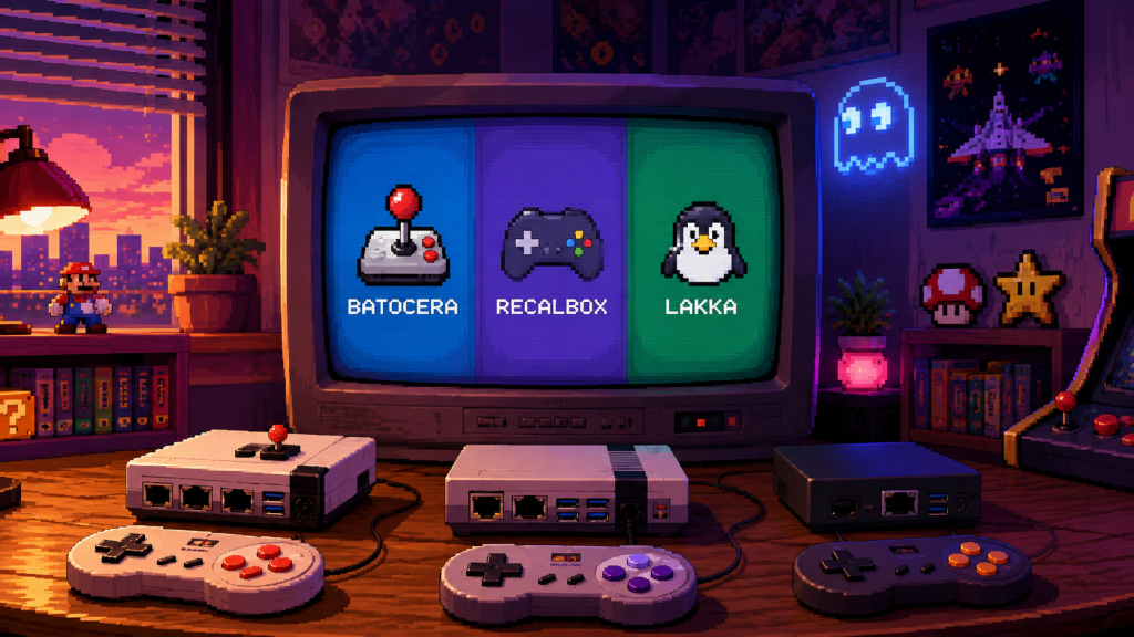 Batocera Recalbox ou Lakka