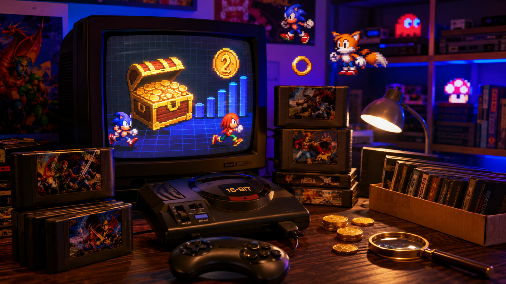 Cote jeux Mega Drive