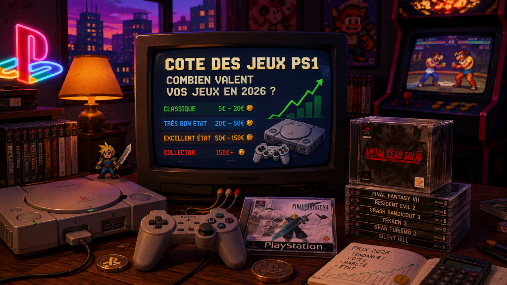 Cote des jeux PS1