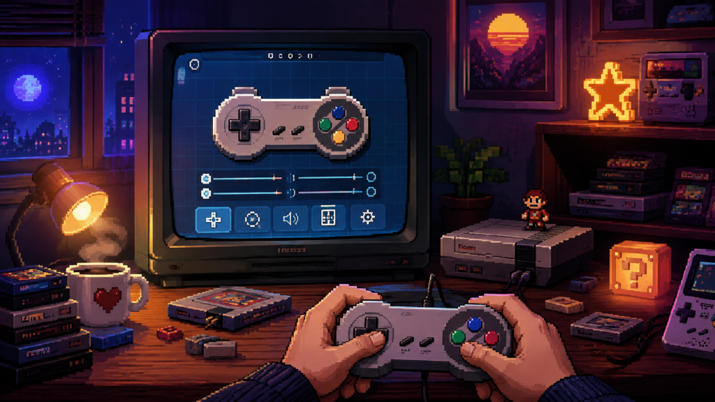Configurer sa manette