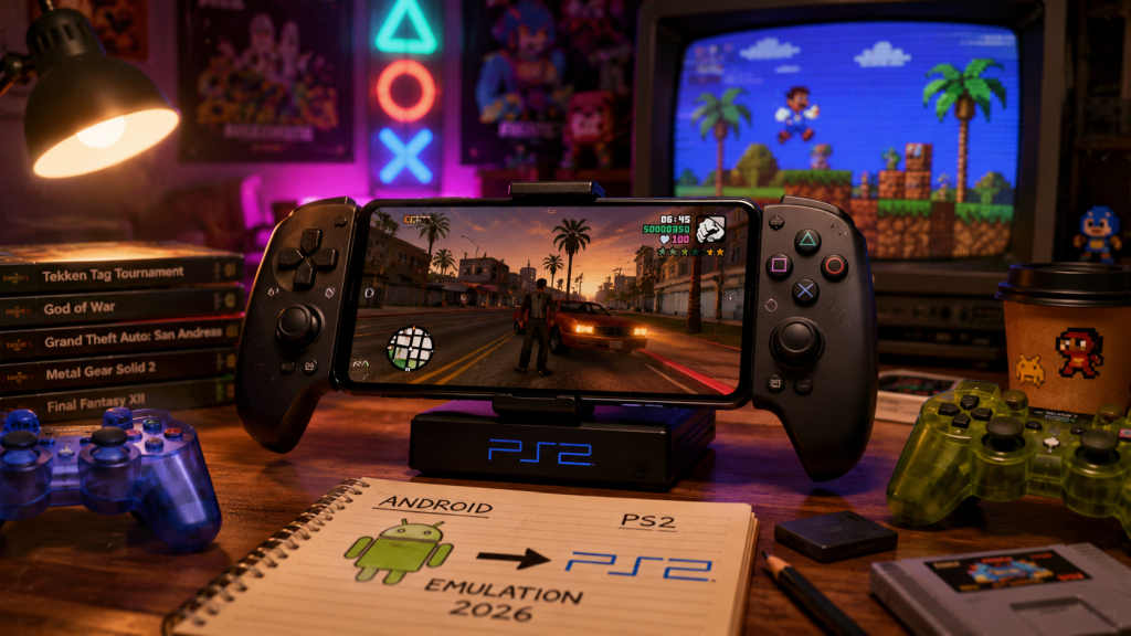 Émuler la PS2 sur Android en 2026