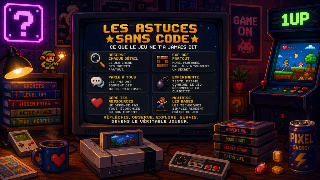 Les astuces sans code ce que le jeu ne t'a jamais dit