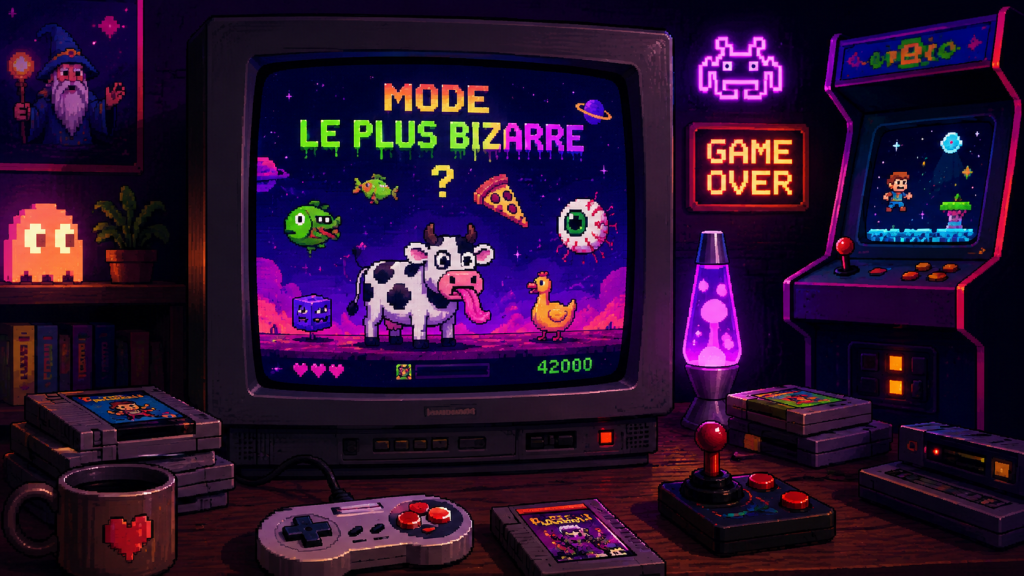 Les codes visuels mode le plus bizarre du jeu