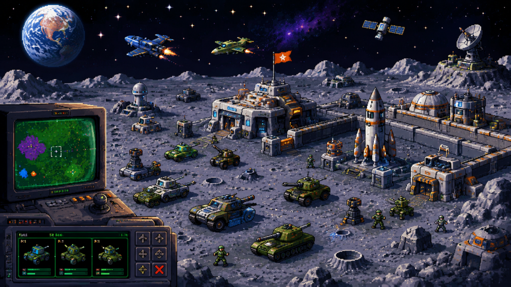 Military Madness (1989) — La stratégie sur la Lune