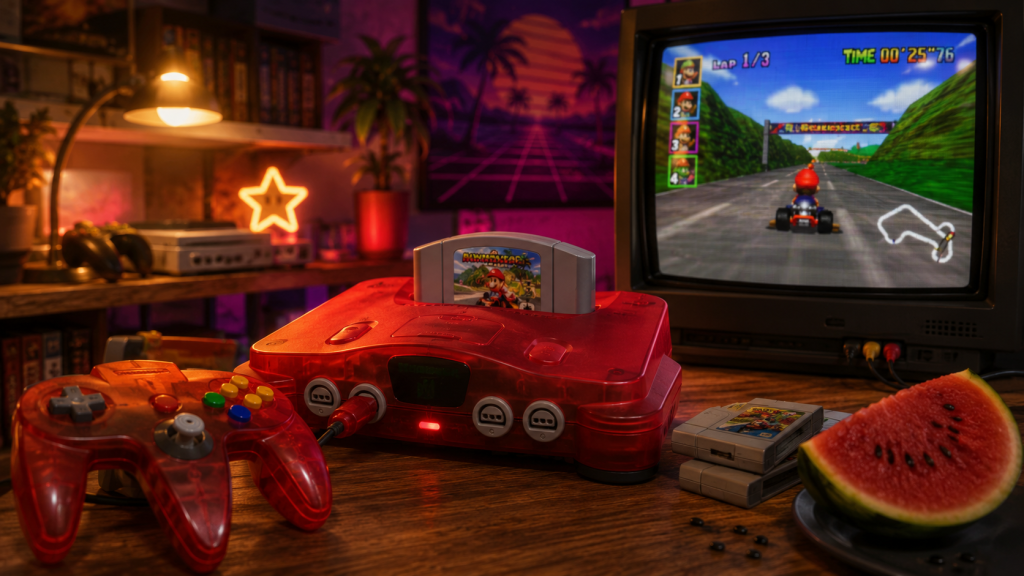 N64 Watermelon Red