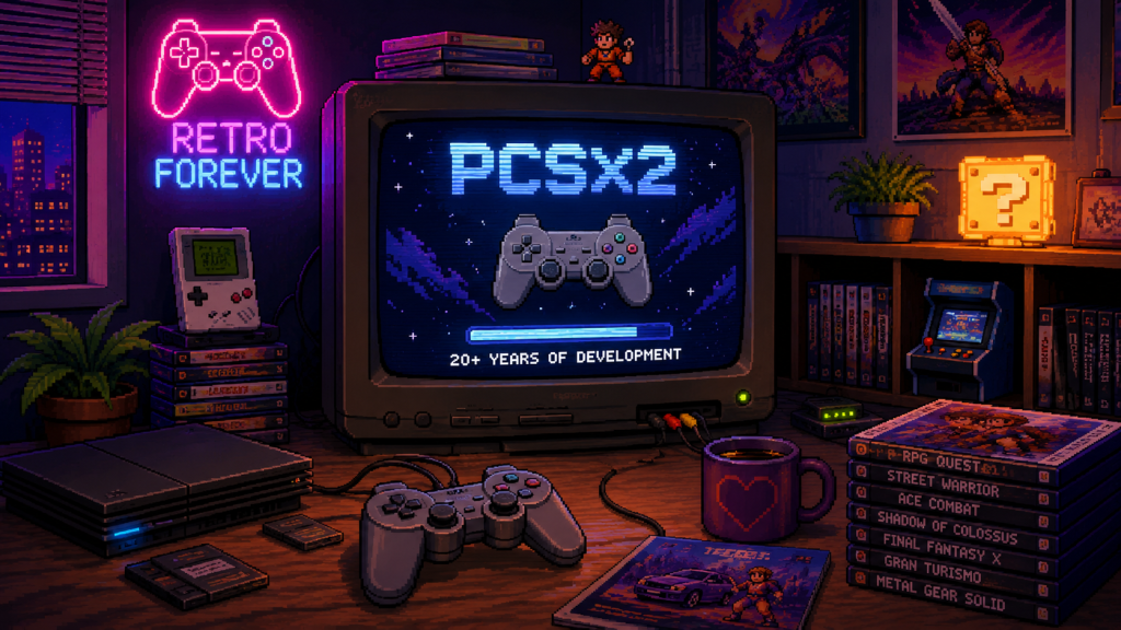 PCSX2 plus vingt ans développement