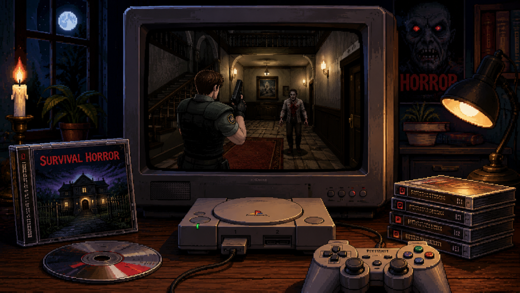 Resident Evil (1997) — la terreur en import