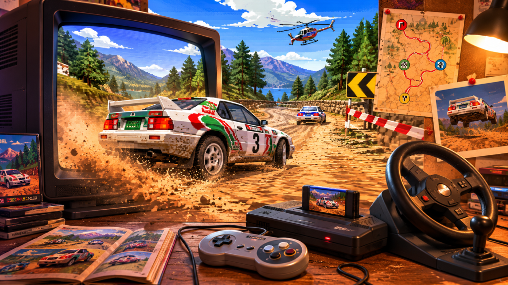 Sega Rally Championship (1995) — la course qui sentait la poussière