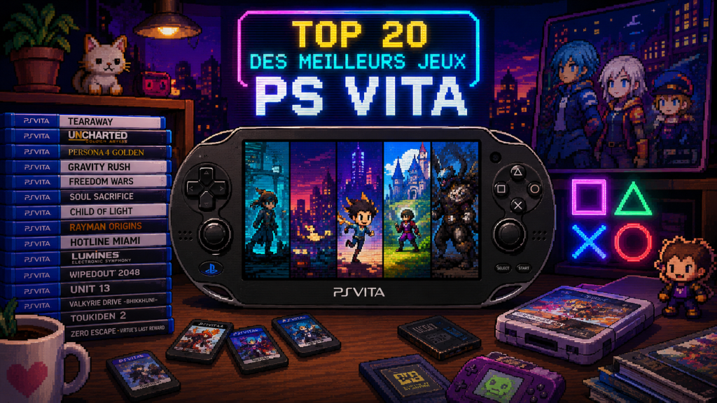 Top 20 des meilleurs jeux PS Vita