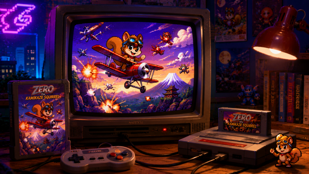 Zero the Kamikaze Squirrel