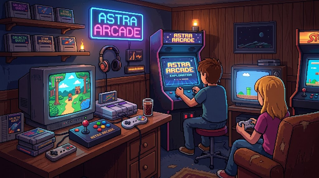 Astra Arcade quand tu veux des sticks pas des pads