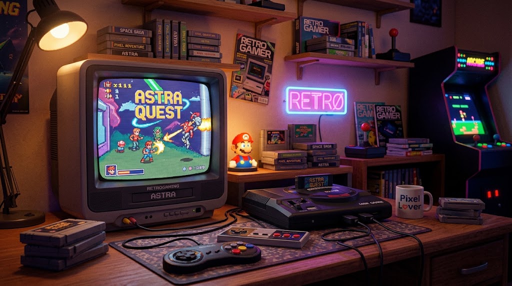 Console rétro « 100 000 jeux »