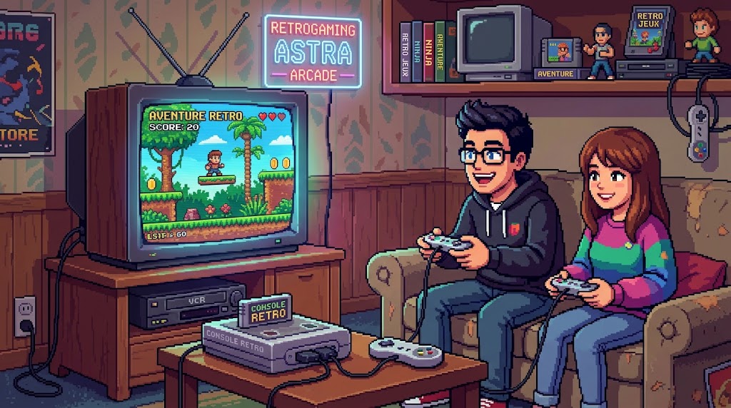Console rétro à brancher sur TV