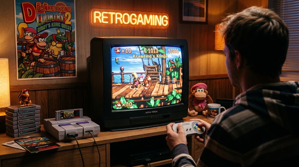 Donkey Kong Country 2 Diddy's Kong Quest (1995) — le sommet absolu