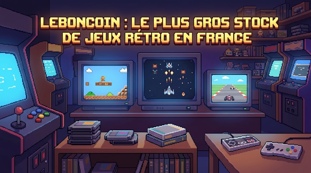 Leboncoin plus gros stock de jeux rétro en France