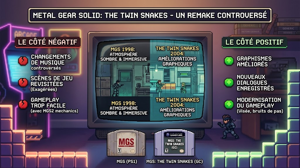 Metal Gear Solid The Twin Snakes (2004) — Le remake controversé