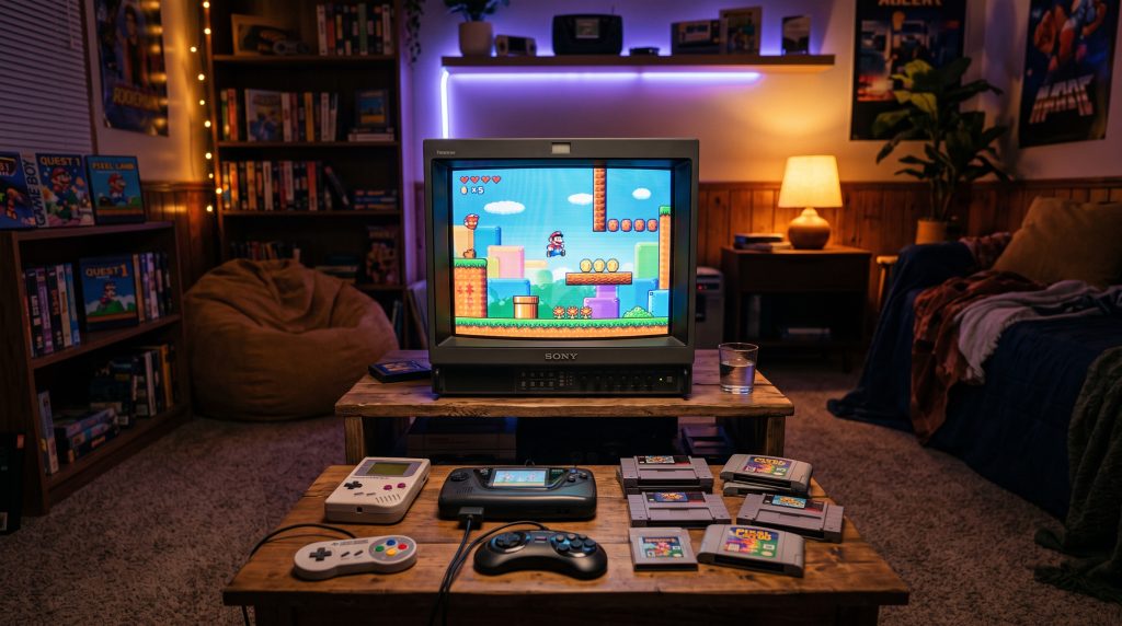 Quelle console rétro offrir enfant