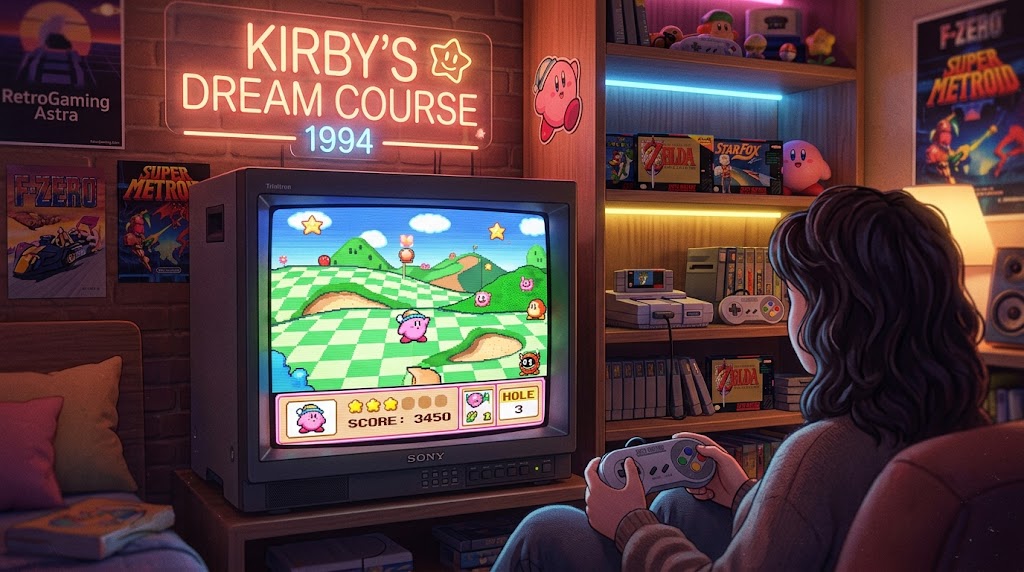 Kirby's Dream Course (1994) Le spin-off qui n'aurait pas dû marcher