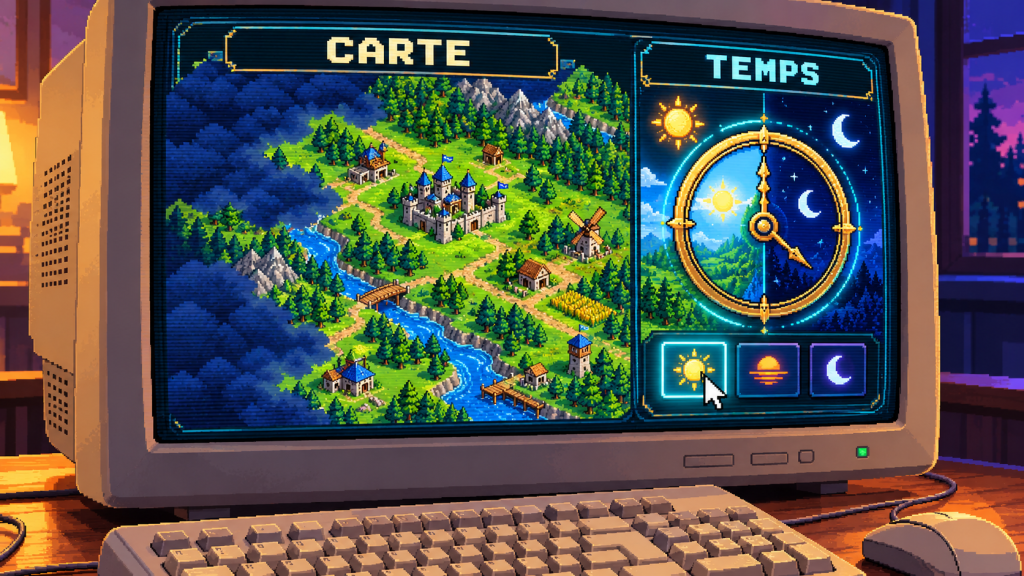 Les codes de carte et de temps