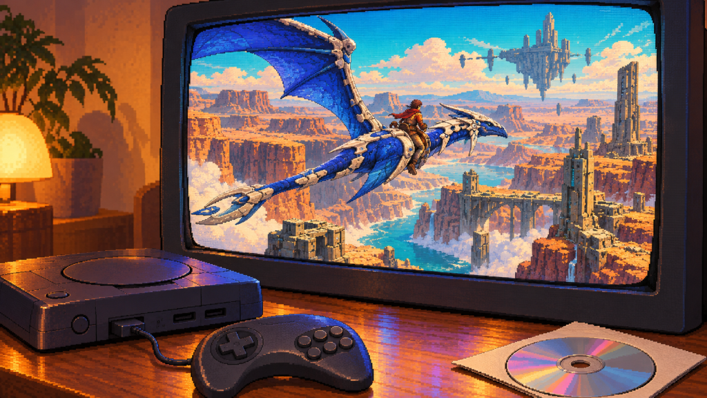 Panzer Dragoon Saga (1998) — Sega Saturn