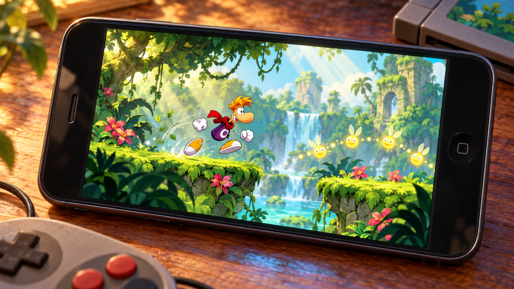 Rayman Jungle Run (2012) petit miracle mobile
